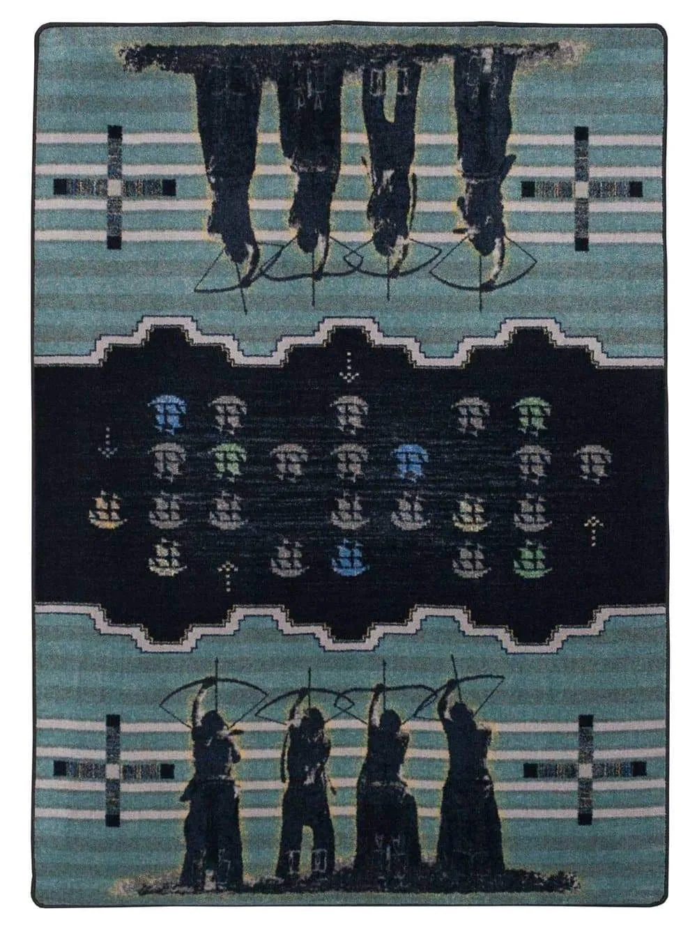 Native Invaders Area Rug 5x8 - 2 Colors