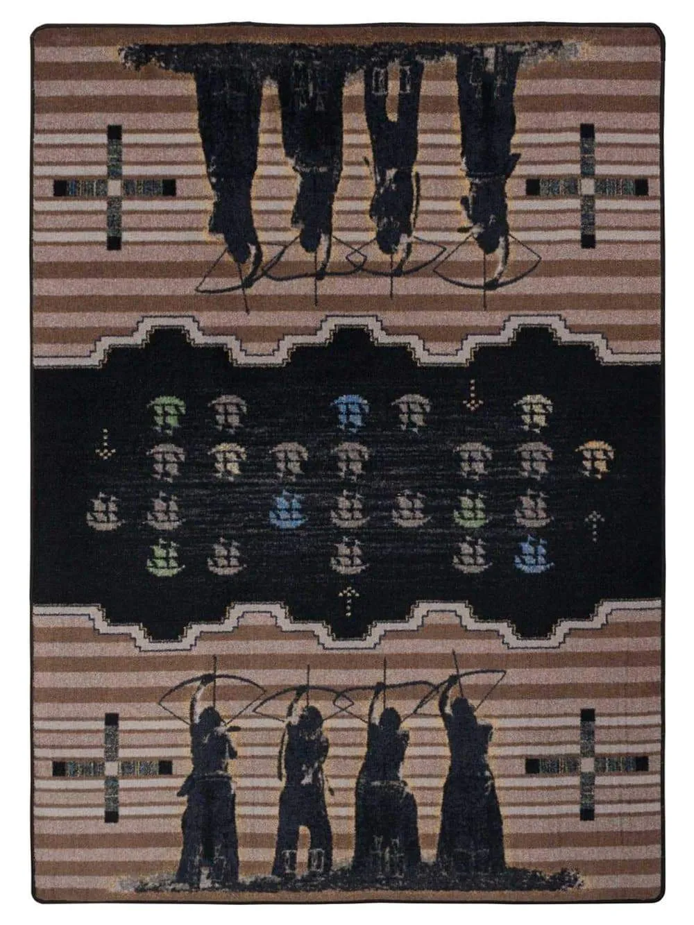 Native Invaders Area Rug 5x8 - 2 Colors