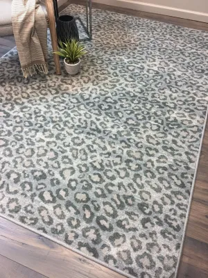 Natural Leopard Lounge Print Area Rugs folding guest bed, rollaway bed