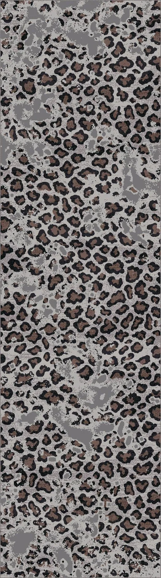 Natural Leopard Lounge Print Area Rugs