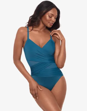 Network Mystique Swimsuit - Aegean