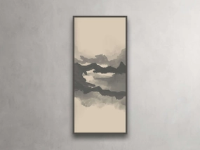 Neutral Horizon IV Framed Print