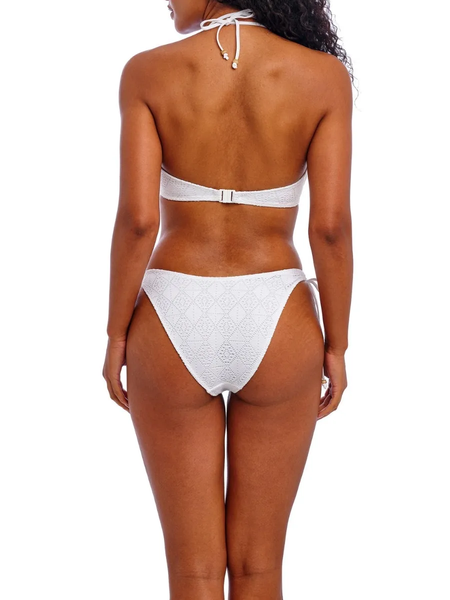 Nomad Nights Halterneck Bikini Top - White