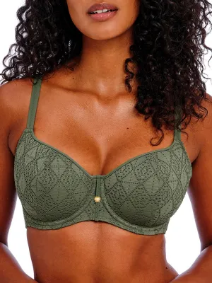 Nomad Nights Sweetheart Bikini Top - Sage