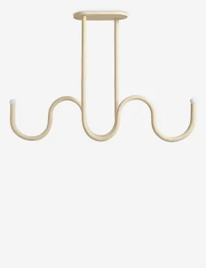 Noor Linear Chandelier by Lolly Lolly Ceramics