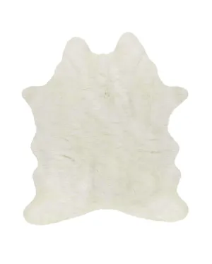 Off-White Faux Cowhide Rugs wall decor, home accessories