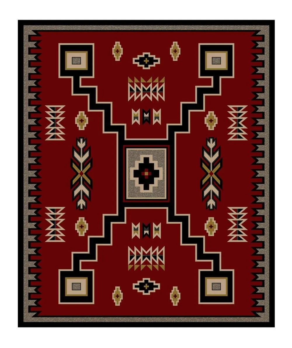 Old Crow Area Rugs - Available in four Colors