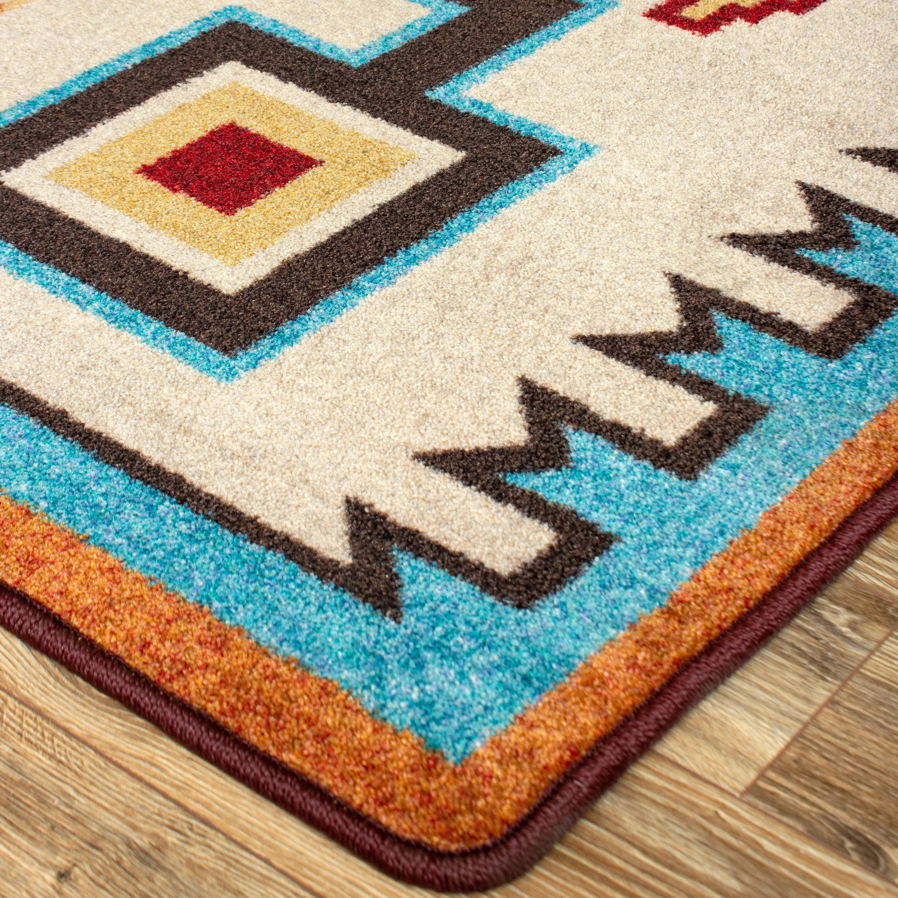Old Crow Area Rugs - Available in four Colors