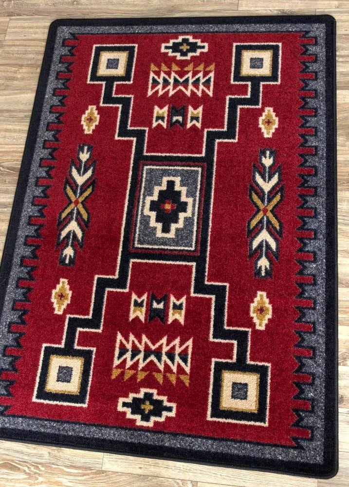 Old Crow Area Rugs - Available in four Colors