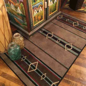 Old Timer Stone & Turquoise Rugs folding guest bed, rollaway bed
