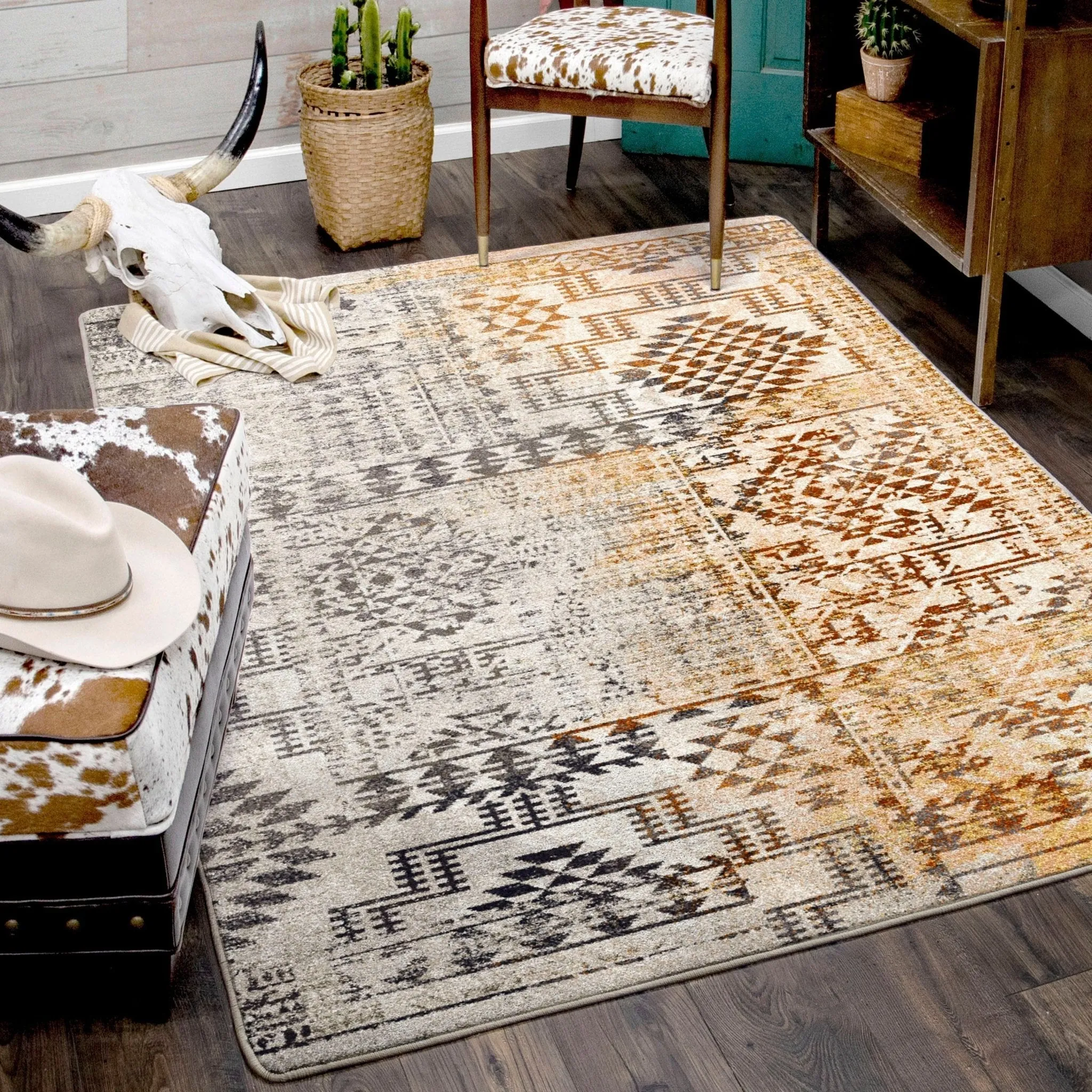 Ombre Fletch Rug Collection serving tray, cheese board