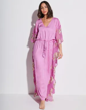 Palm Tree Kaftan - Pink