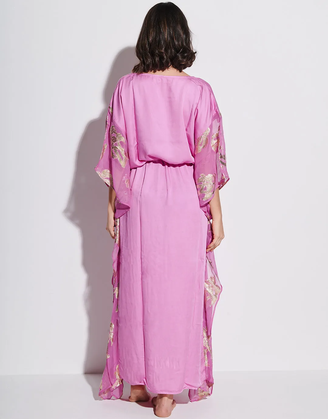 Palm Tree Kaftan - Pink