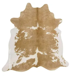 Palomino and White Brazilian Cowhide Rug wall decor, home accessories