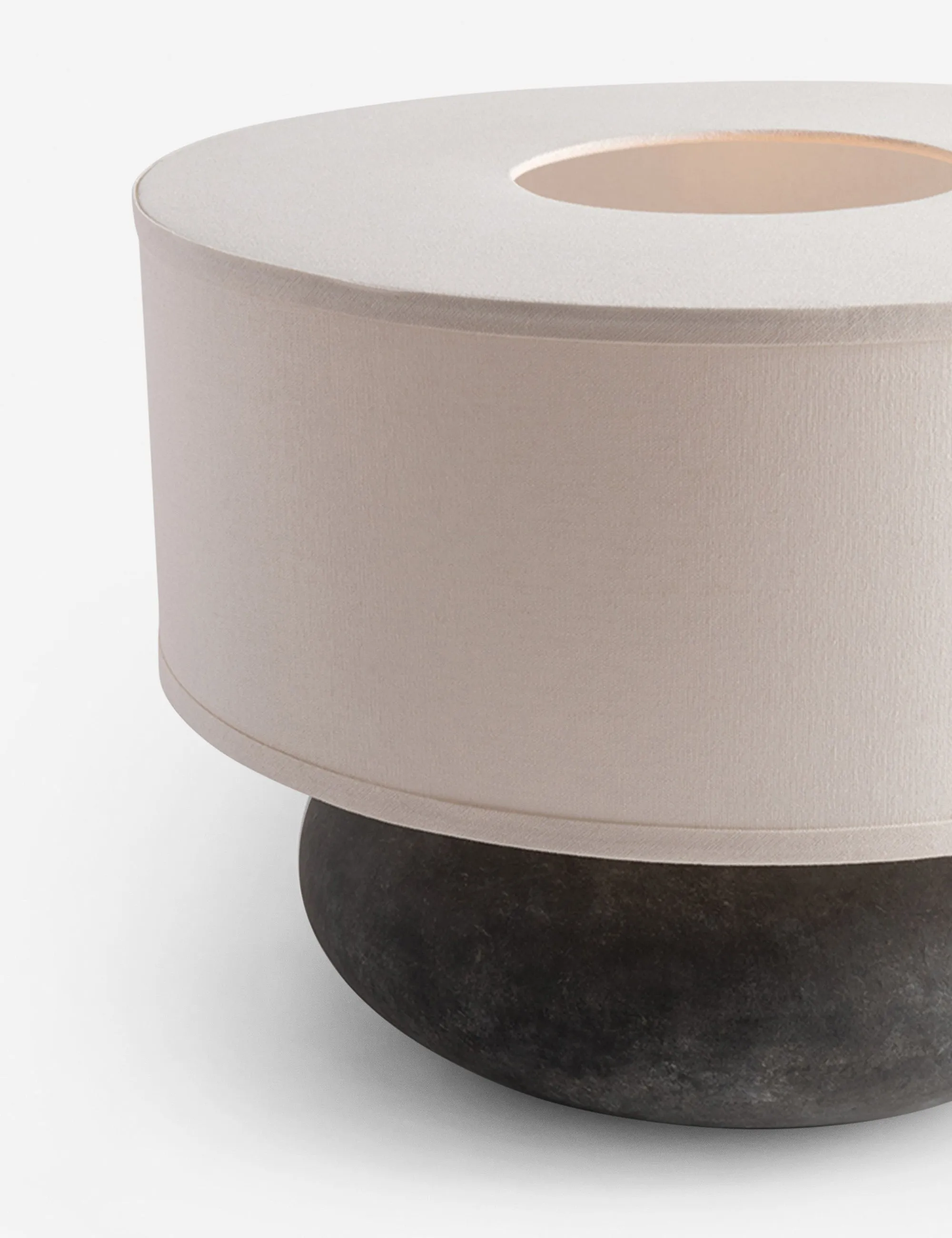 Payal Wide Table Lamp, Alabastrino