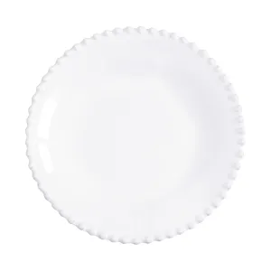 Pearl Set of 6 soup/pasta plates, 24cm, white TV cabinet, media console