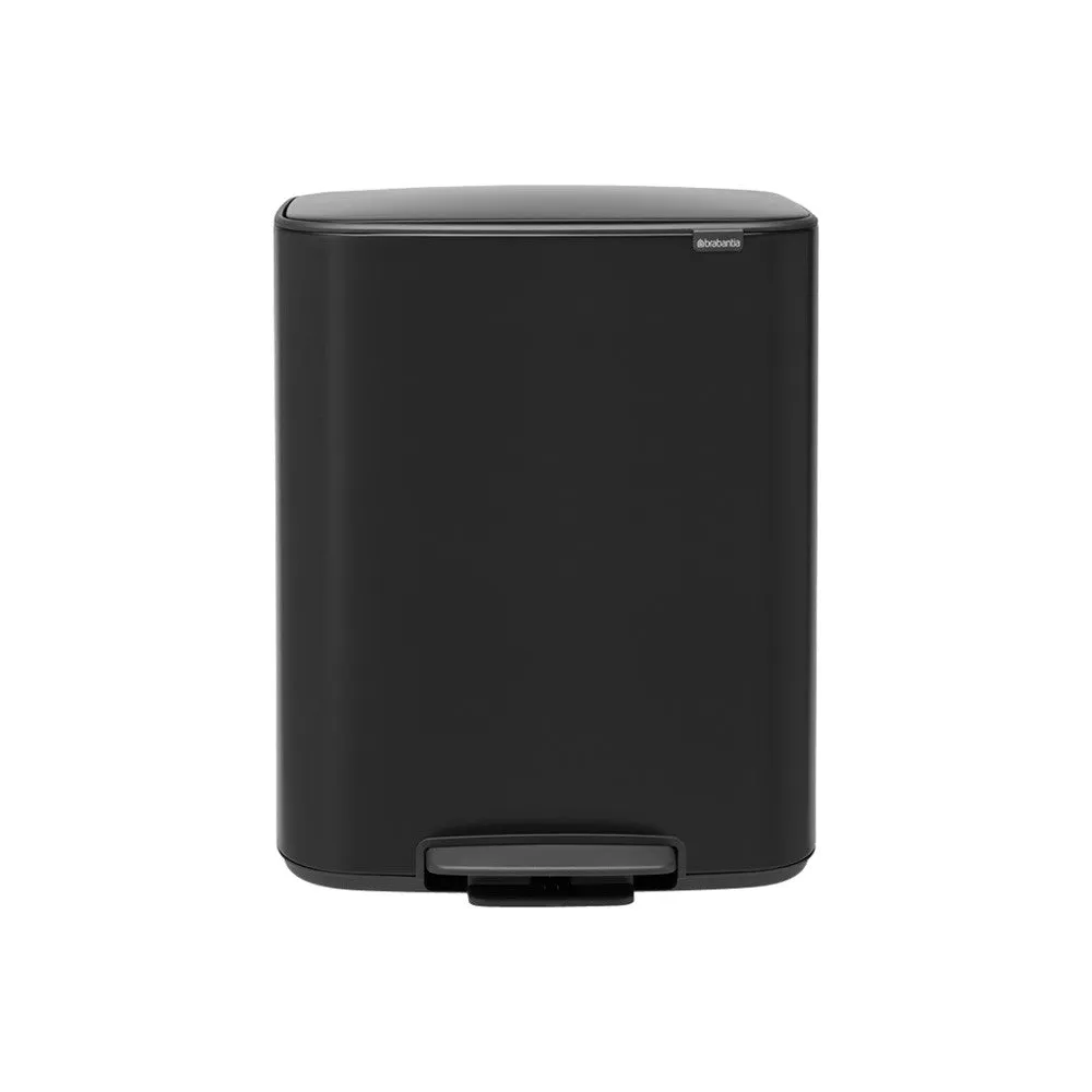 Pedal bin, 2 x 30L, Brabantia, Bo, matt black