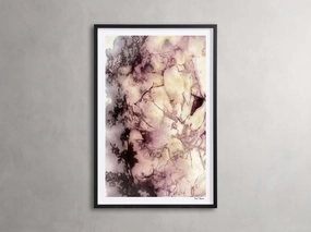 Peony Universe Framed Print