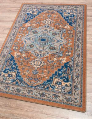 Persia Blue Caramel Area Rugs folding guest bed, rollaway bed