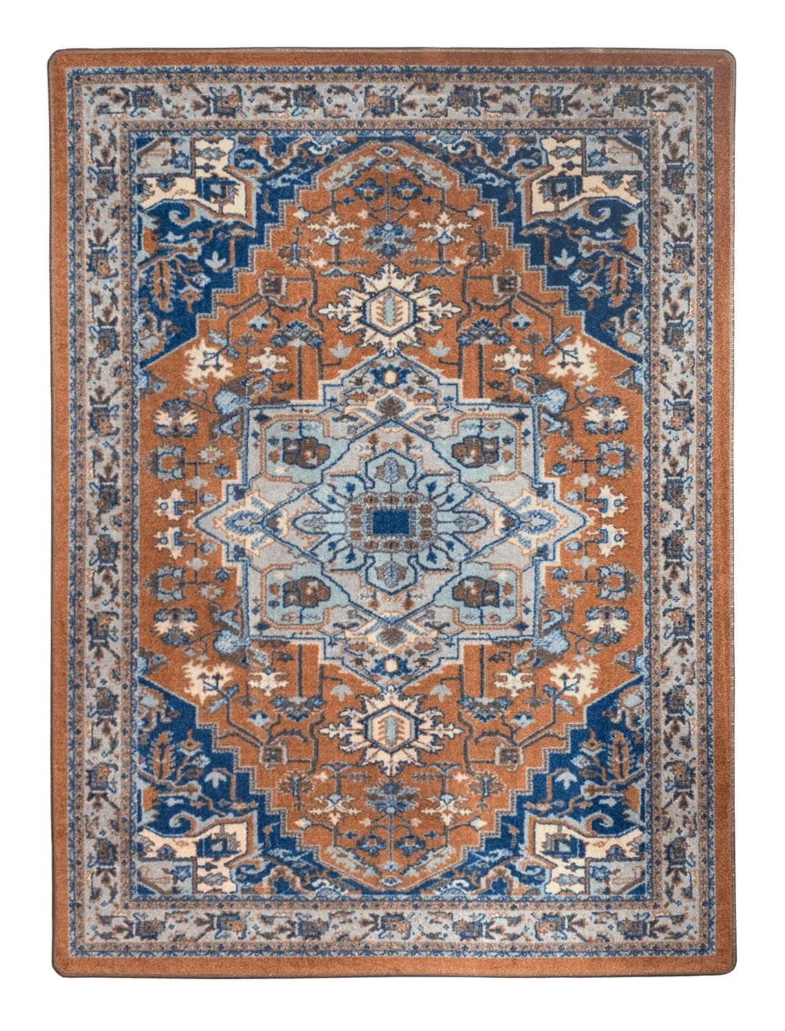 Persia Blue Caramel Area Rugs