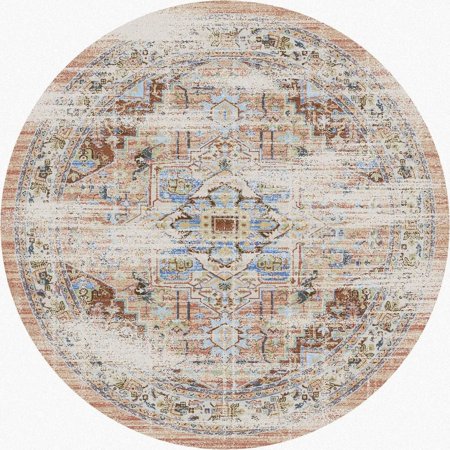 Persia Pastel Distressed Area Rugs