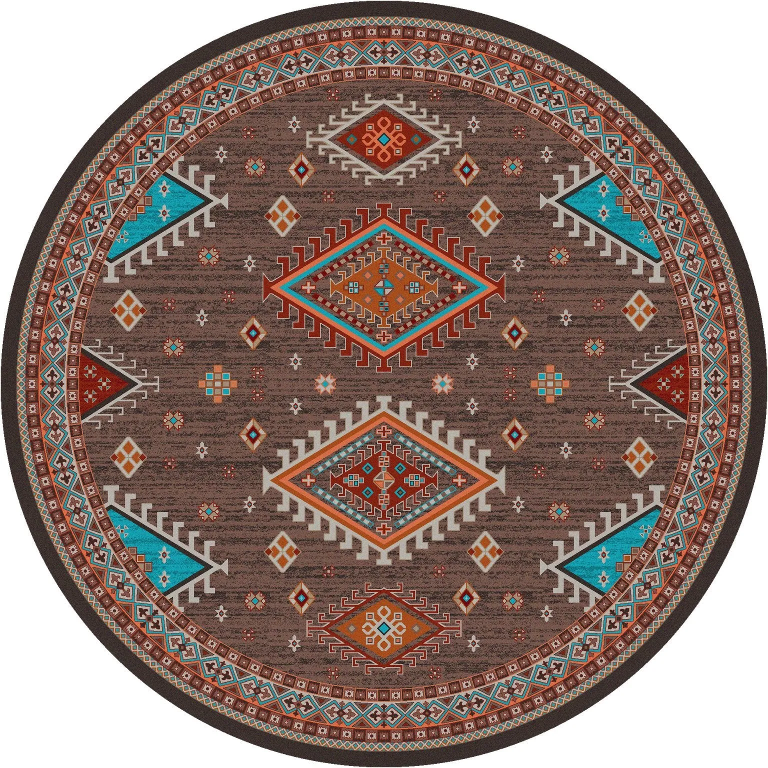 Persian Southwest Rugs - Brown (Hand Tufted)