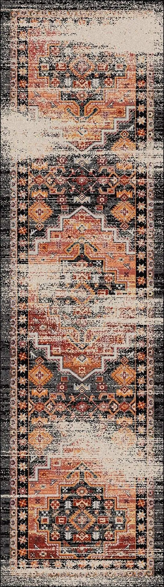 Persian Version Distressed Sunset Rugs