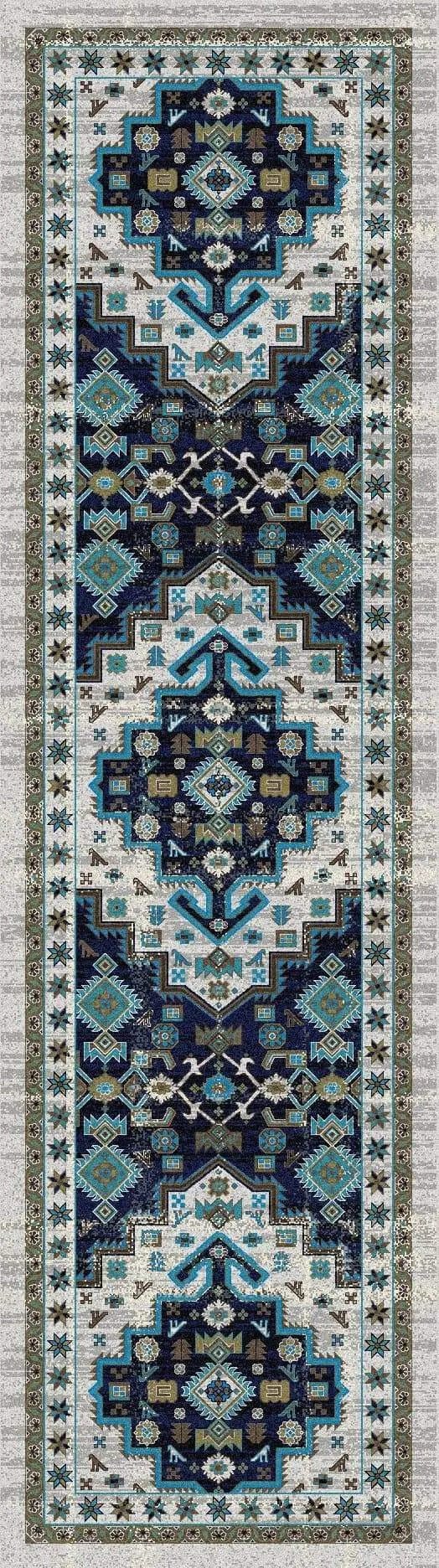 Persian Version Dusk Blue Rugs