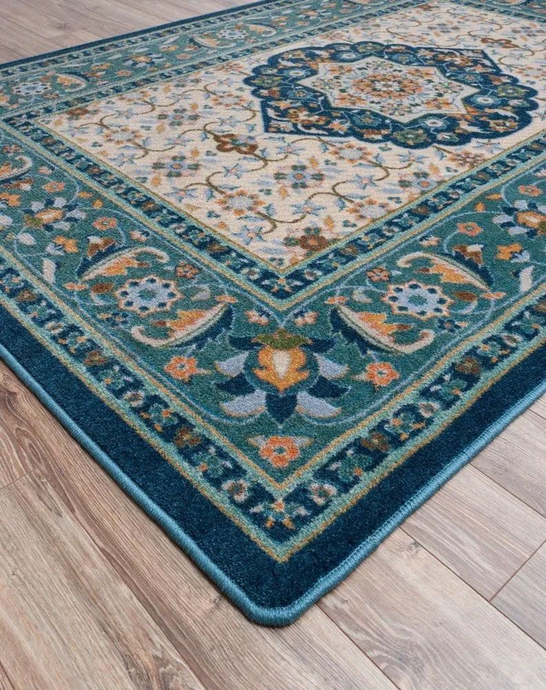 Persian Worn Navy Rugs & Runner