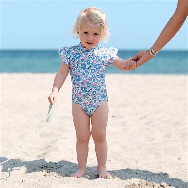 Petit Crabe Betsy B Beaa Swimsuit Liberty? fabric