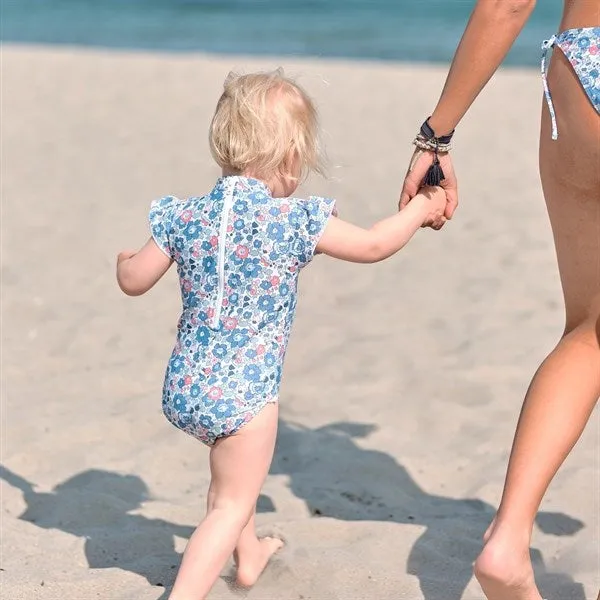 Petit Crabe Betsy B Beaa Swimsuit Liberty? fabric