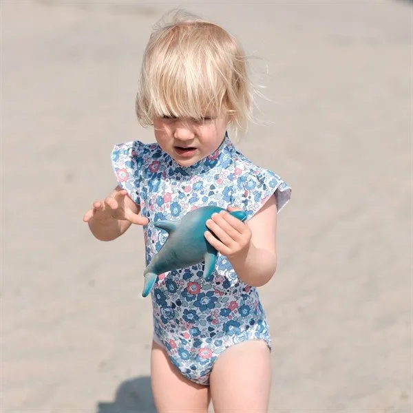 Petit Crabe Betsy B Beaa Swimsuit Liberty? fabric