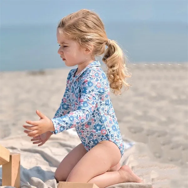 Petit Crabe Betsy B Peeter Pan Swimsuit Liberty? fabric