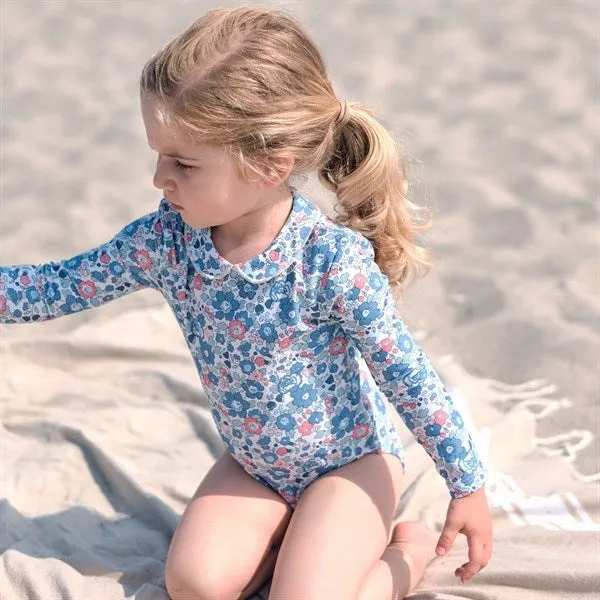 Petit Crabe Betsy B Peeter Pan Swimsuit Liberty? fabric
