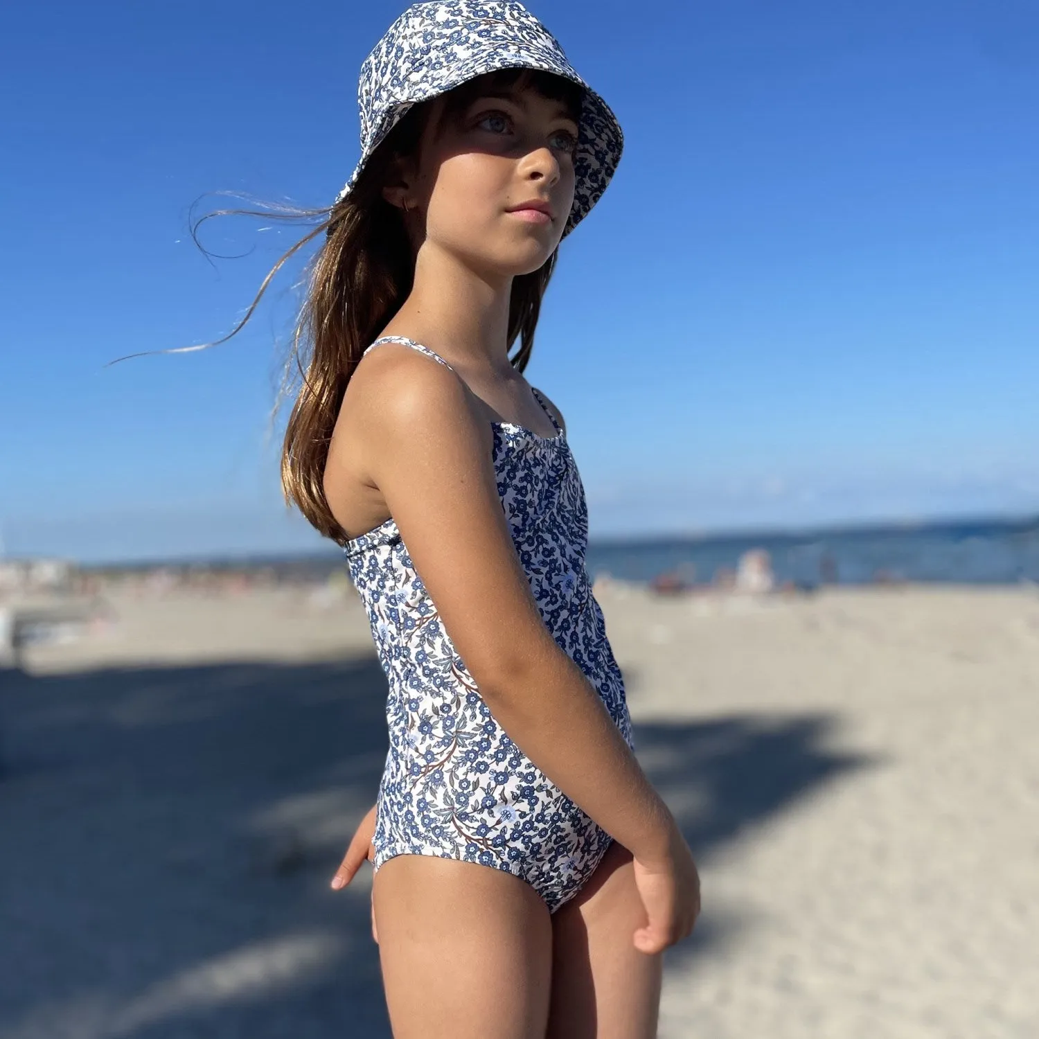 Petit Crabe Empress B Barbara Swimsuit - Made With Liberty Fabric
