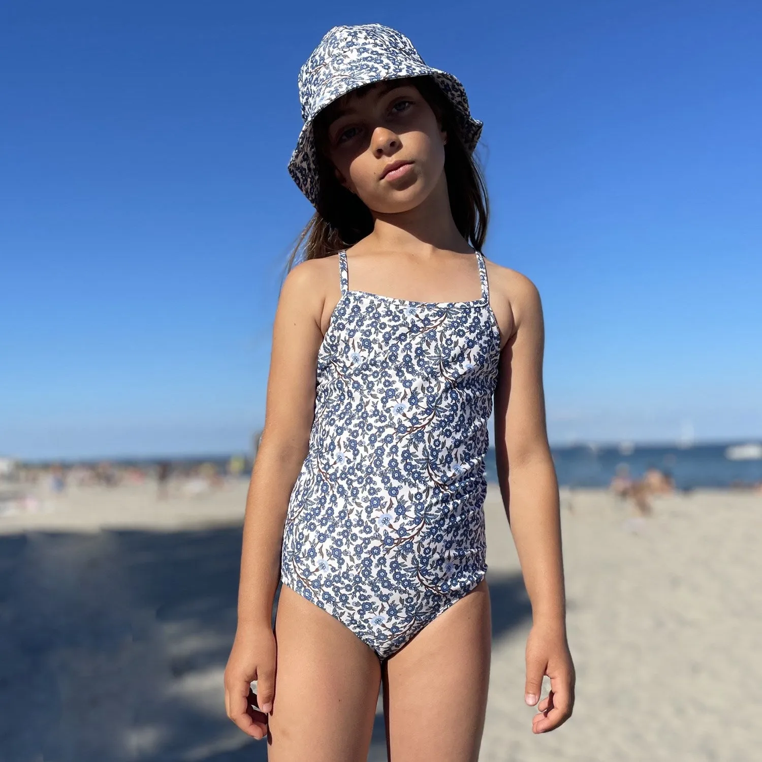 Petit Crabe Empress B Barbara Swimsuit - Made With Liberty Fabric