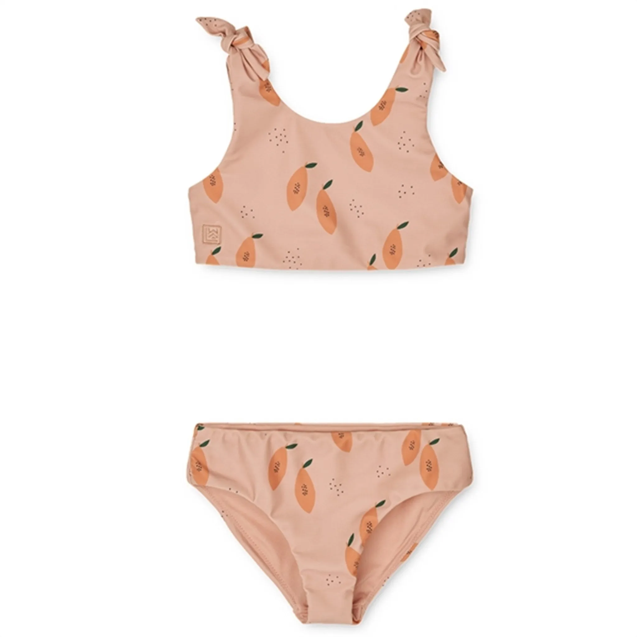 Petit Crabe Rose Nude/Morocco Multi Color Sunsuit with Zipper