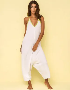 Pima Jumpsuit - White