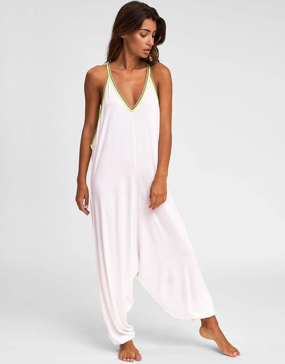 Pima Jumpsuit - White