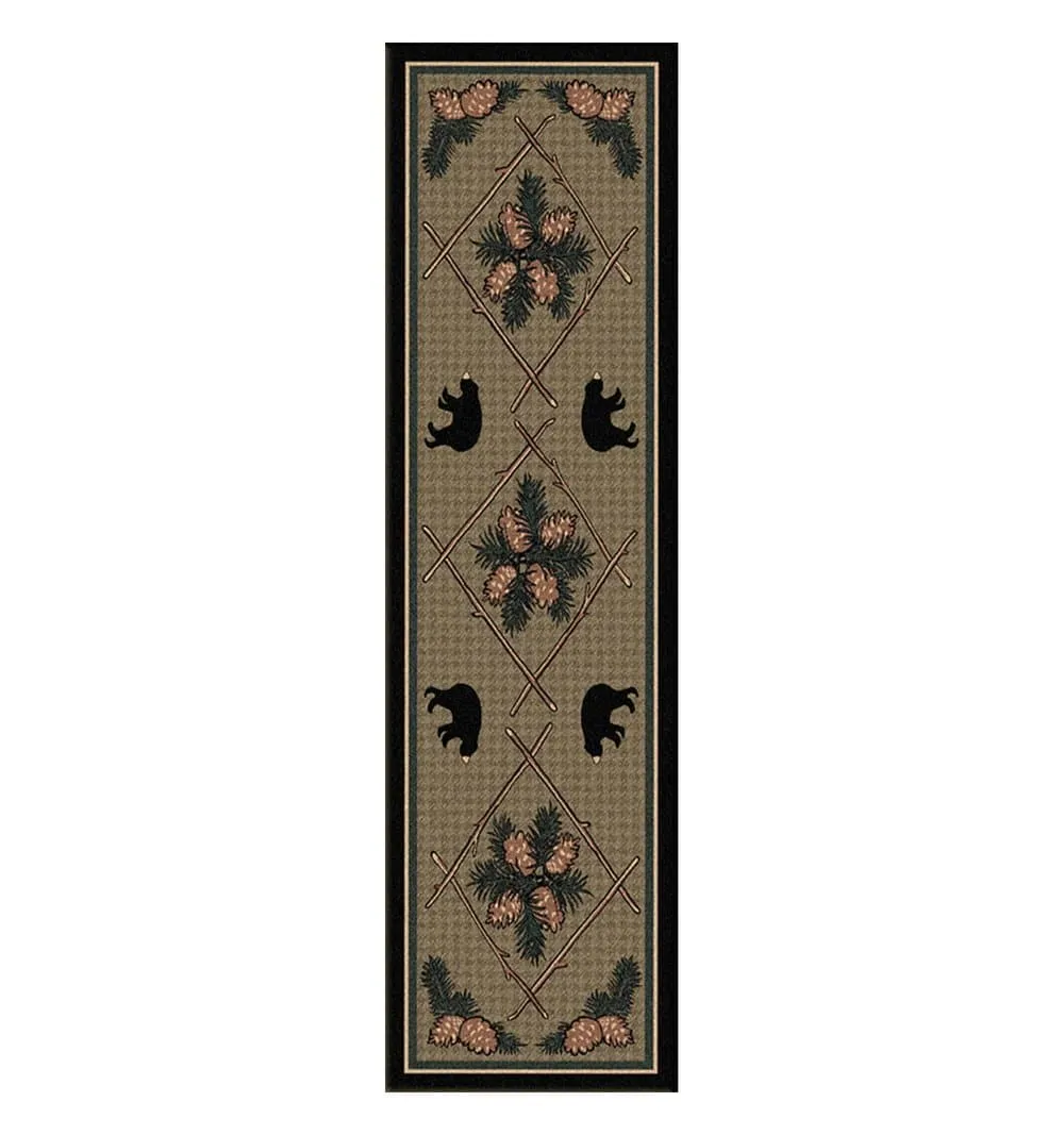 Pine Cone & Bears Area Rugs
