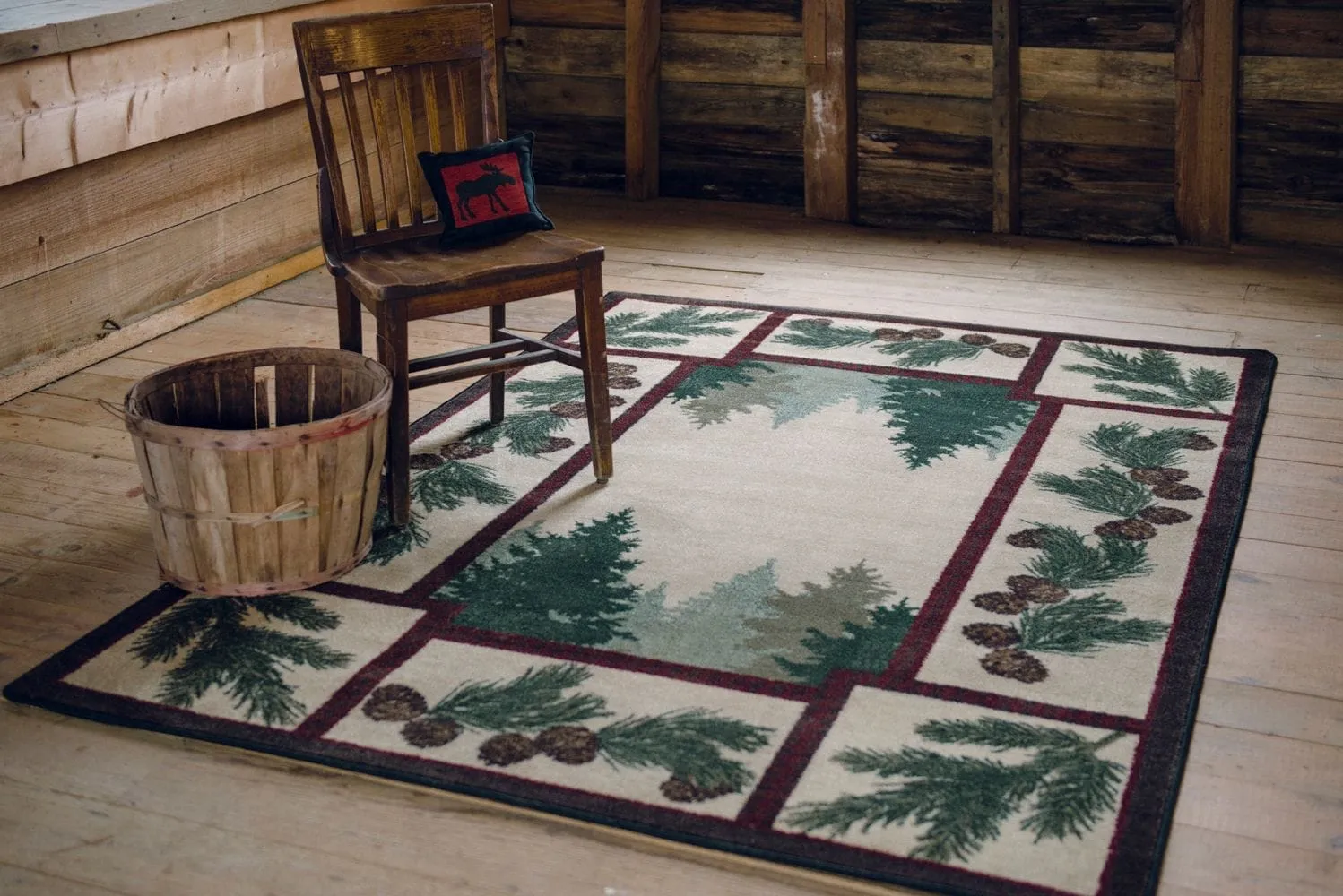 Pine Forest Maize Area Rugs folding guest bed, rollaway bed
