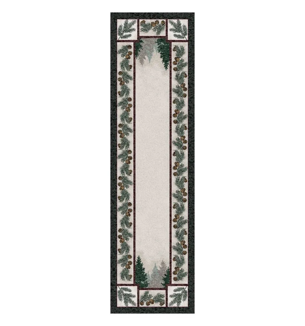 Pine Forest Maize Area Rugs