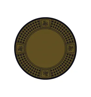 Pine Refuge Cabin Rugs - 2 Colors serving tray, cheese board