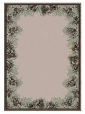 Pines & Needles Cabin Rug Collection folding guest bed, rollaway bed