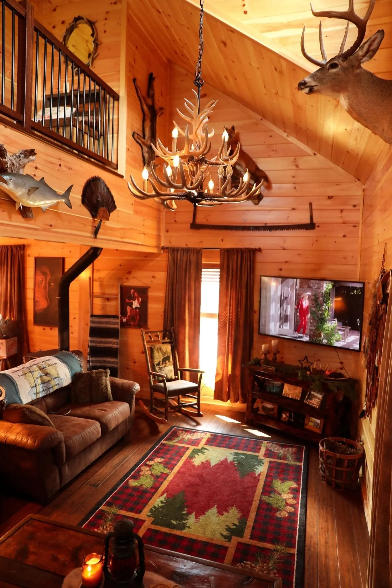 Plaid Woodsman 11x13 Lodge Area Rug