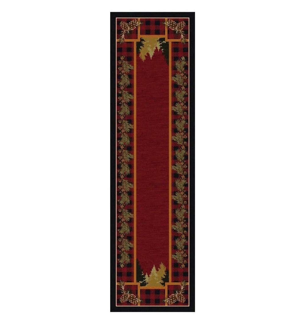 Plaid Woodsman Area Rugs