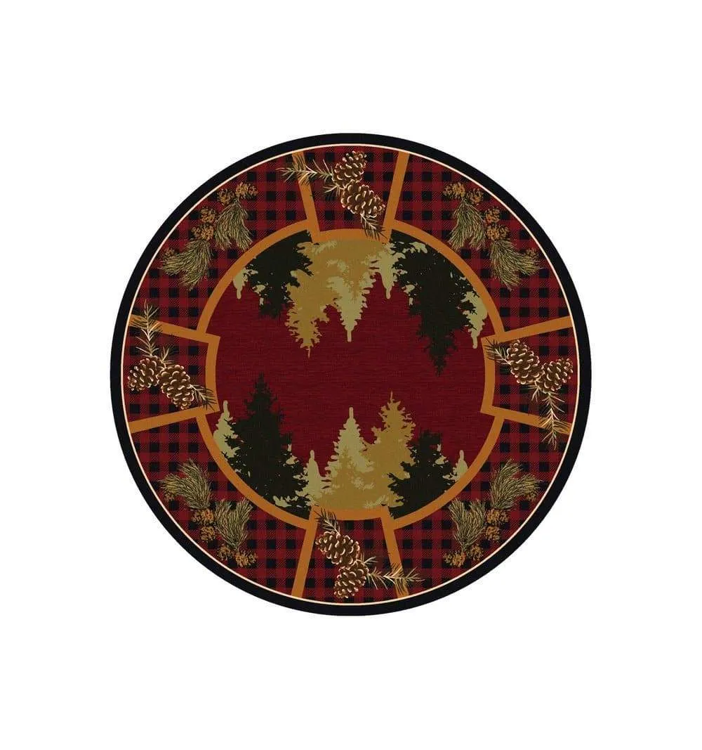 Plaid Woodsman Area Rugs