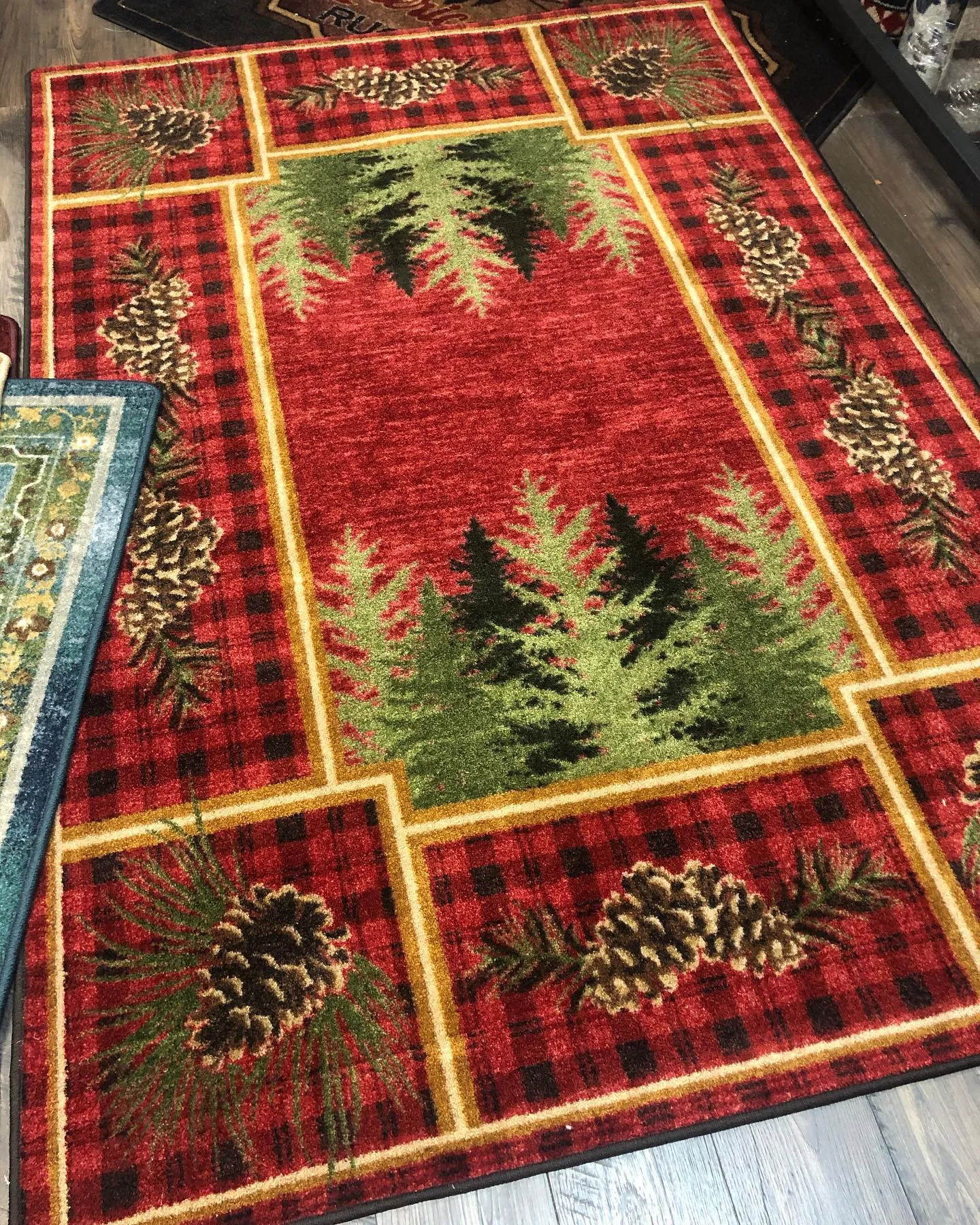Plaid Woodsman Area Rugs