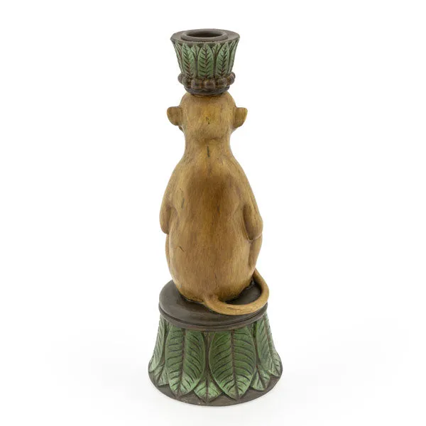 Playful Monkey Candlestick
