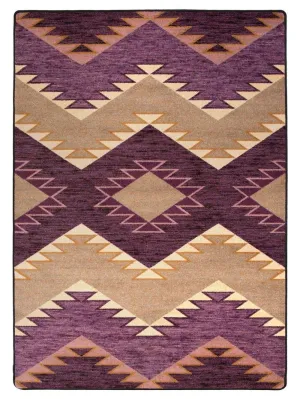 Plum Heritage Rug Collection - Raspberry sectional couch, U-shape sofa